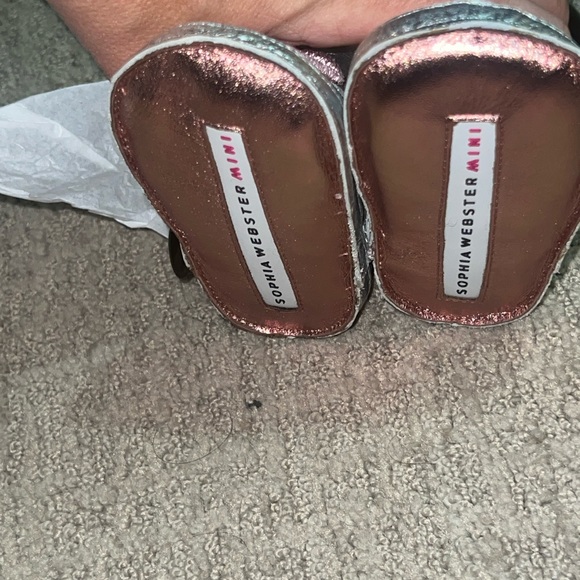 Sophie Webster mini butterfly shearling baby boot size 18/19 - Picture 10 of 11